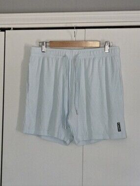 Comfrt Classic Light Blue Athletic Drawstring Men's Shorts